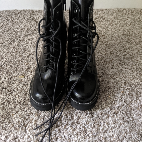 Jeffrey Campbell Combat Legion High Heel Boots - Picture 8 of 9